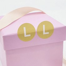 사이즈 스티커 L