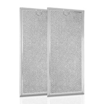 UCEDER 풀 링이 있는 전자레인지 그리스 필터 메시 알루미늄 소재 벤트 교체품 LG 5230W1A012B GE WB06X10309 프리지데어 켄모어용 2팩 (길이 1, 13.39 Inch L x 5.87 Inch W