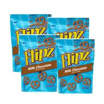 플립즈 밀크 초콜릿 커버드 프레첼, 141g, 4개
