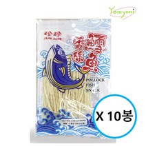 진진 대만 피쉬스낵 어포, 10개, 28.35