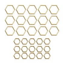 30Pcs 반지 뜨개질 스티치 마커 니트 패턴 알림 스카프 직조 DIY 수제 공예, 아연 합금, 금