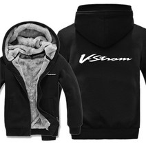 바이크의류 오토바이자켓 스즈키자켓 바이크 오토바이 V-Strom Hoodies 남자 패션 코트 풀 오버 양털 라이, 02 as picture