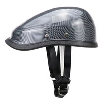 가성비 헬멧 반모 가벼운 대두 바이크 베레모 복고 레트로 베스파 하프 오픈 페이스 라이딩 킥보드 HA38, 카본스타일