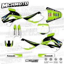 mchmfg 그래픽 앰프 배경 데칼 스티커 키트 가와사키 kx85 kx100 1998-2013 2011 2010 2009 2008 2007 2006 2005 2004 kx 85, 98-13 kx85 스타일 4