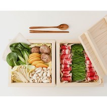 편백나무 찜기 2-3단 풀세트, 2단 고급형