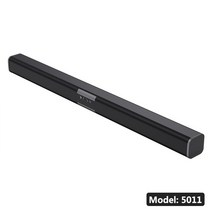 사운드바 가정용 홈시어터 TV 스피커 긴 바 블루투스 스피커 저렴한 TV 사운드 바 홈 무선 에코 벽, 검은색, 01 Black