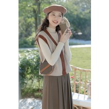 은서연 이영이 옷 김해미 강은진 조끼 베스트 박시 니트 가디건 여 키 시리즈 달달한 민소매 시크한