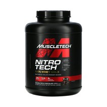 머슬테크 니트로 테크 웨이 골드 2.28kg 초콜릿 유청 단백질 쉐이크 파우더, 1개