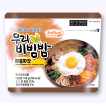 물만 부어 바로먹는~ 우리 비빔밥(매콤짜장), 1개