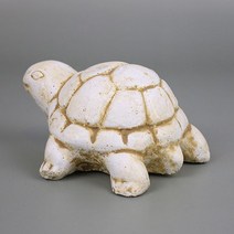 elco 거북이 돌조각상 15cm(화이트)/조형물/인테리어소품 pro