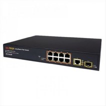 솔텍 SFC510LRP 기가 1포트 메가 8포트 POE 광 스위치 허브