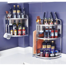 양념 통 스테인레스 선반 주방 조미료 보관함 수납 진열장, 24cmX39cm+도마홀더