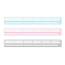 아이비스 1500 30cm 컬러방안자(SP), 블랙