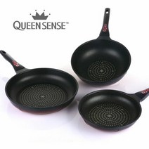 [세신 퀸센스]슈퍼다이아몬드 인덕션 팬 3종세트-후라이팬20.28cm 궁중팬28cm, 단일속성