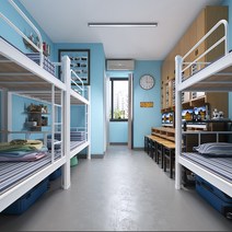 프레임 원룸 심플 연철 2층침대 튼튼한 미니멀라이프 가성비 기숙사 싱글 공간절약형, 900폭블랙, 기타