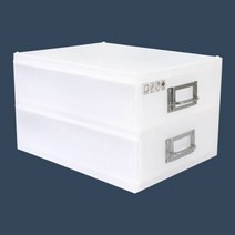 데스크 정리함 다용도 수납함 중형 2단 멀티 박스, 단품