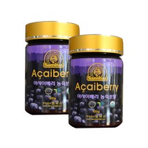 아사이베리 열매 분말 파우더 아싸이 아사히 아시아 베리 아사이베리 가루 주스 스무디 ACAIBERRY X 100g 2통, 2개