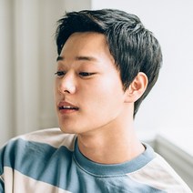 위그몰 남자 전체가발 숏댄디컷, 1개, 내츄럴블랙