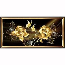 히여 보석 십자수 3D DIY 패키지 D210428, 13. 황금장미 BH-182