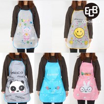 아트박스/에코벨 주방 PVC 앞치마, PVC 앞치마-코끼리 블루, PVC 앞치마-코끼리 블루