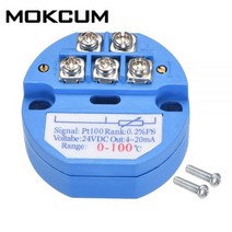 온도계측기 자기온도계 RTD PT100 온도 트랜스미터 센서 모듈 열 저항 4-20mA -50-100 150 0-50 200 300 40, 11 0-600 Celsuis