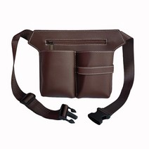 헤어디자이너 미용 가위 허리벨트 애견 출장 캐리어, 1012 짙은 녹색 허리 가방 5 칼