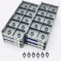 절삭공구 선반 도구 DCMT070204 SM IC907 IC908 초경 삽입 외부 금속 CNC DCMT, [01] DCMT070204 SM IC907, [01] 10PCS(1box)