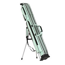 낚시보조가방 하드 로드 릴 케이스 루어 가방125cm 130cm pu 가죽 낚싯대 2 플라이 백 스탠드 경량 야외 기어 보관 어깨 손 펼치기, b1(130cm)