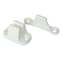 2pcs 나일론 캐러밴 도어 캐치 리테이너 홀더 RV 모터 홈 보트 도어 잠금 스토퍼 클립 래치 캠핑 도어 액세서리, CHINA, White