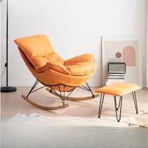 북유럽 고급 흔들 의자 거실 인테리어 수면 스윙 체어, Q