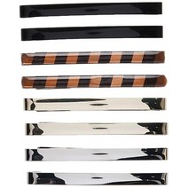 Goody 단단히 고정되는 여성용 클래식 패턴 머리핀 8개입, Assorted Pattern 8 Ct