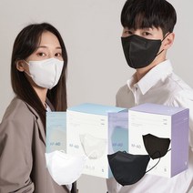 KF-AD 비말차단 새부리형 마스크 100매 대형 여성용 초등학생, 대형(L) 블랙 50매, 중형(M) 블랙 50매