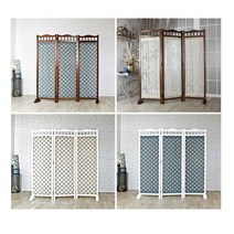 원목 패브릭 파티션 시리즈 6종 - 대, 101-1 월넛-아이보리트리(대)