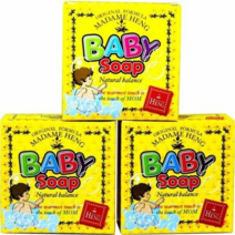태국 마담행 아기 허브 비누 150g x 3개 베이비 비누 워시