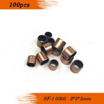 0305 오일리스 부시 DU 자기 윤활 부싱 소결 슬라이딩 베어링 크기 3*5*5mm, 한개옵션0