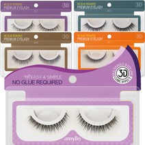 [ 9~12 mm ] 3D 원터치 3초 속눈썹 8종 자연스러운 셀프연장 공연 무대 행사 속눈썹, A03, 11mm, 1개