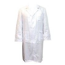 초중고 실험실 깔끔한 화이트 면실험복 연구실 화학실험용 흰색, 여66호