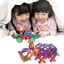 클라임 자석블록 3~4인용(406pcs) 융합 창의 교육 교구 오감자극