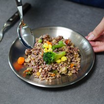 포스코 스텐 무광 접시 19cm, 단품