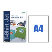 폼텍 티셔츠 전사용지 IT-5369 5매 210x297mm, 없음