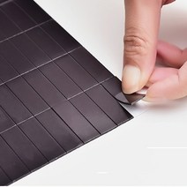 얇은 전단지 부착용 조각 자석테이프 테잎 고무 철판, 사이즈
