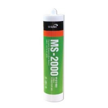 오성 변성실리콘 외부 방수 MS2000 녹색300ml, 1개
