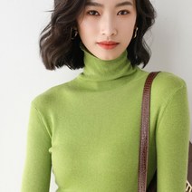 스웨터니트이너셔츠 겨울 가을 마이크로 투명 얇은 여자스웨터코디 목폴라 풀오버 후드 이너웨어 솔리드 무지 2938986566