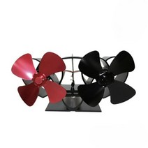 난로무동력팬 올라운드팬 무동력팬 고온차 역열풍기아웃도어 스마트선풍기, M.미니 블랙