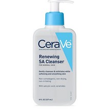 CeraVe SA 클렌저 237ml 살리실산 히알루론산 함유 각질 제거, 8 Fl Oz (Pack of 1)