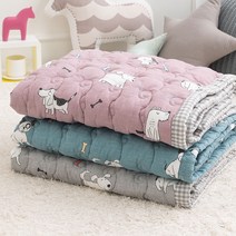 푸키 아사면 순면 60수 유아용 낮잠이불, 푸키-핑크