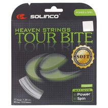 Sol o Tour Bite Soft 테니스 스트링 40풋 팩, Set 17G (1.20mm)