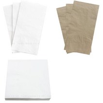 디너냅킨 2P 2000장 4P 1000장 접지 사각 백색 갈색 인쇄상품별도 11203514, 디너접지무지 4P백색 1000장