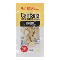 [유통기한23년12월21일]펫라이프 칸타나 동결건조 치킨큐브 5g 강아지고양이 겸용간식, 1개, 치킨큐브5g