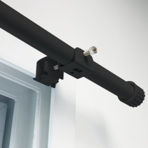 [굿즈팡팡] 못없이커튼봉 못없이커튼달기 안뚫어고리 버전1 (낱개3개), 블랙